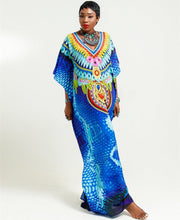 Load image into Gallery viewer, Swim Cover Up Sun Kaftan Praia Pareo Plus Size Plage Tunique Output Capes Beach Outings For Woman
