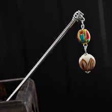 Load image into Gallery viewer, Nepal Retro Transfer Beads Lotus Bodhi Hairpin Shake Hair Fringed National Style Gifts Haripin
