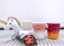 Load image into Gallery viewer, Unicorn Inflatable Floating drink holder Swimming Toy
