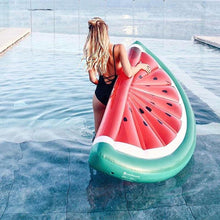 Load image into Gallery viewer, Half Watermelon inflatable floating Swimming Toy
