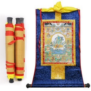 Tibetan Thangkas Tibetan Hand Painted Buddhism Accessories Religious Scroll Wall Painting Decoration Home