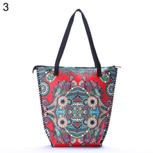 Load image into Gallery viewer, Vintage Women Mandala Flower Shopping Bag Large Capacity Pouch Tote with Handle
