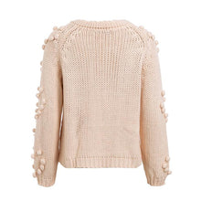 Load image into Gallery viewer, Winter Hairball Knitted Cardigan O Neck Long Sleeve Jumper Sweaters
