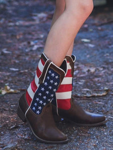 National Flag Boots Shoes