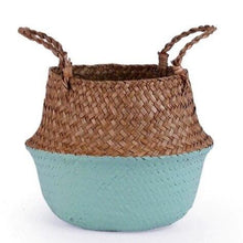 Load image into Gallery viewer, Wicker Storage Basket Flower Baskets Laundry Storage Decorative Basket Rattan Flower Pot Garden Planters Household Organizer
