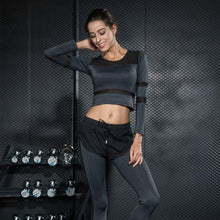 Load image into Gallery viewer, Women Tights Sexy Yoga Set Sportswear Running Workout Training Clothes Gym Fitness Leggings Clothing Sports Active Jogging Suits
