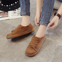 Load image into Gallery viewer, Suede Slip On Soft Loafers Lazy Casual Flat Shoes For Women
