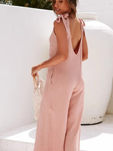 Load image into Gallery viewer, Spring/Summer Fashion Women&#39;s Wear Sling Jumpsuit
