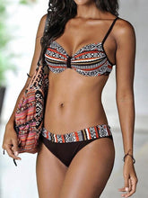 Load image into Gallery viewer, Women Sexy Bikini Sets Triangle Print Fashion Swimwear
