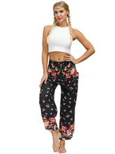 Load image into Gallery viewer, Bohemian new floral digital printing women&#39;s casual sports Yoga Pants loose corset pants wholesale
