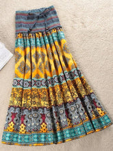 Load image into Gallery viewer, Fashion Elastic Waist Bohemian Style Floral Women Skirt
