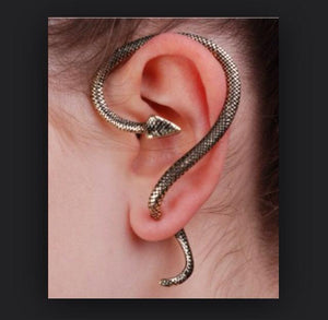 1PC Retro Cool Punk Jewelry Fashion Snake Earrings Ear Cuff