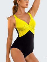 Load image into Gallery viewer, Large Size Ladies One Piece Sexy Swimsuit
