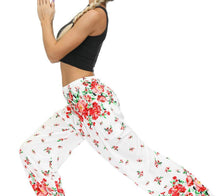 Load image into Gallery viewer, Bohemian new floral digital printing women&#39;s casual sports Yoga Pants loose corset pants wholesale
