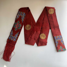 Load image into Gallery viewer, Unisex Tibetan, Nepalese, Tibetan-style costume embroidery, ethnic minority Tibetan robes, Tibetan skirts, fringed belts, waist ornaments
