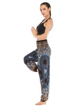 Load image into Gallery viewer, Fashion Thai Casual Yoga Pants Knickers Yoga Suit Women Cotton 52 Loose Floral Pants
