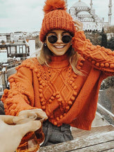 Load image into Gallery viewer, Loose Solid Color Knitting Sweater Tops
