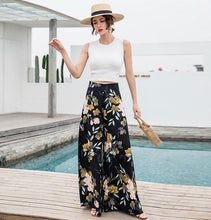 Load image into Gallery viewer, Casual Bohemian Beach High Waist Wide Leg Pants
