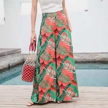 Load image into Gallery viewer, Casual Bohemian Beach High Waist Wide Leg Pants
