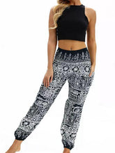 Load image into Gallery viewer, Printed belly dance pants women loose casual yoga pants
