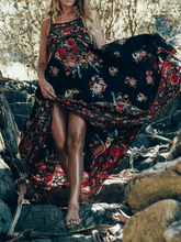 Load image into Gallery viewer, Summer Boho Sexy Retro Print Vintage Beach Dress
