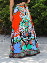 Load image into Gallery viewer, Boho Exotic Thailand Floral Printed Bust Skirt
