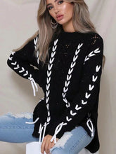 Load image into Gallery viewer, Winter Strap Loose Knit Hollow Sweater
