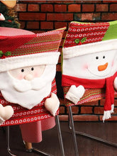 Load image into Gallery viewer, Snowman Santa Claus Home Christmas Chair Decoration

