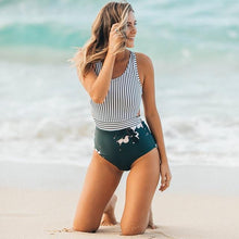 Load image into Gallery viewer, Sexy One Piece Swimsuit Women Monokini Bodysuit Bandage High Waist Beachwear
