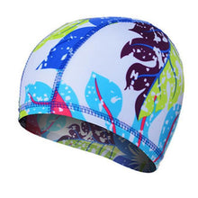 Load image into Gallery viewer, Long Hair swimming cap Suitable swimming pool Spa Stretchable Swim Cap Elastic Waterproof Hat

