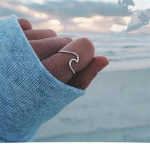 Load image into Gallery viewer, Simple Metal Cross Border Slender Shape Tail Ring

