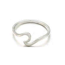 Load image into Gallery viewer, Simple Metal Cross Border Slender Shape Tail Ring
