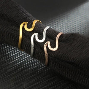 Simple Metal Cross Border Slender Shape Tail Ring