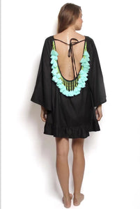 Bohemian Beach Loose Tassel Mini Dress